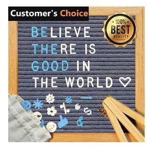 Gray letter board 10 x 10